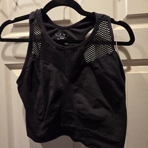 Lane Bryant Black Mesh Bra